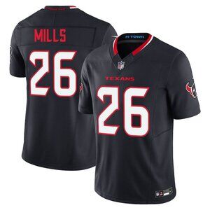 Mens or Youths Kids Select Jalen Mills Navy Vapor Stitched Jersey
